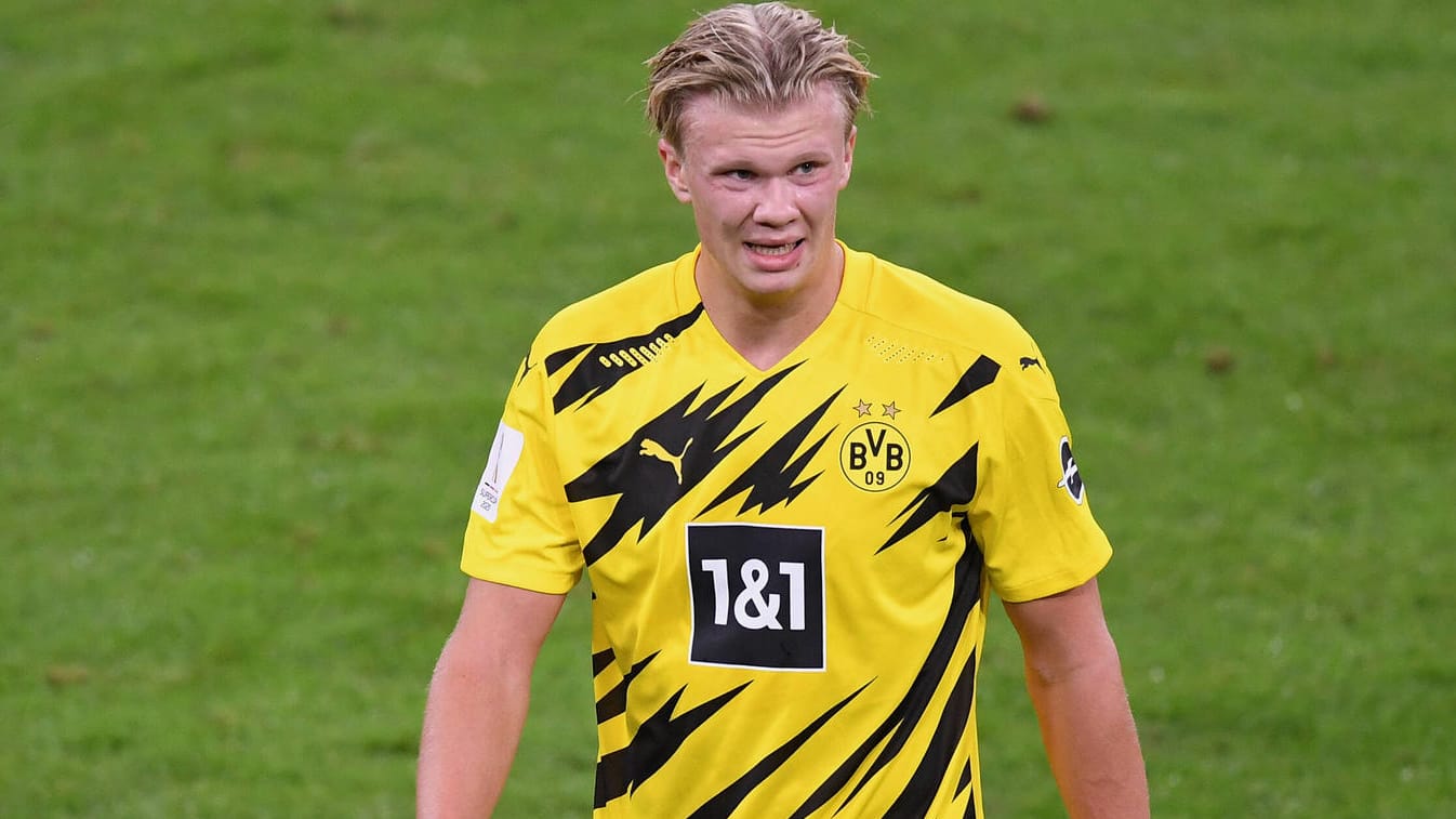 Erling Haaland: Der Norweger hätte im Supercup mehrmals erfolgreich sein können. Erling Haaland: Der Norweger hätte im Supercup mehrmals erfolgreich sein können.