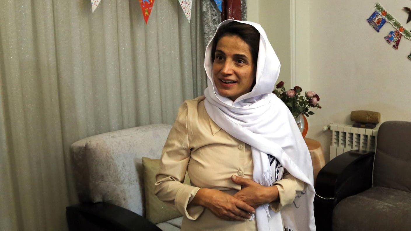 Nasrin Sotudeh: Die Menschrechtskämpferin in ihrem Haus in Teheran.