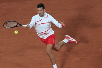 Novak Djokovic erreichte bei den French Open die dritte Runde.