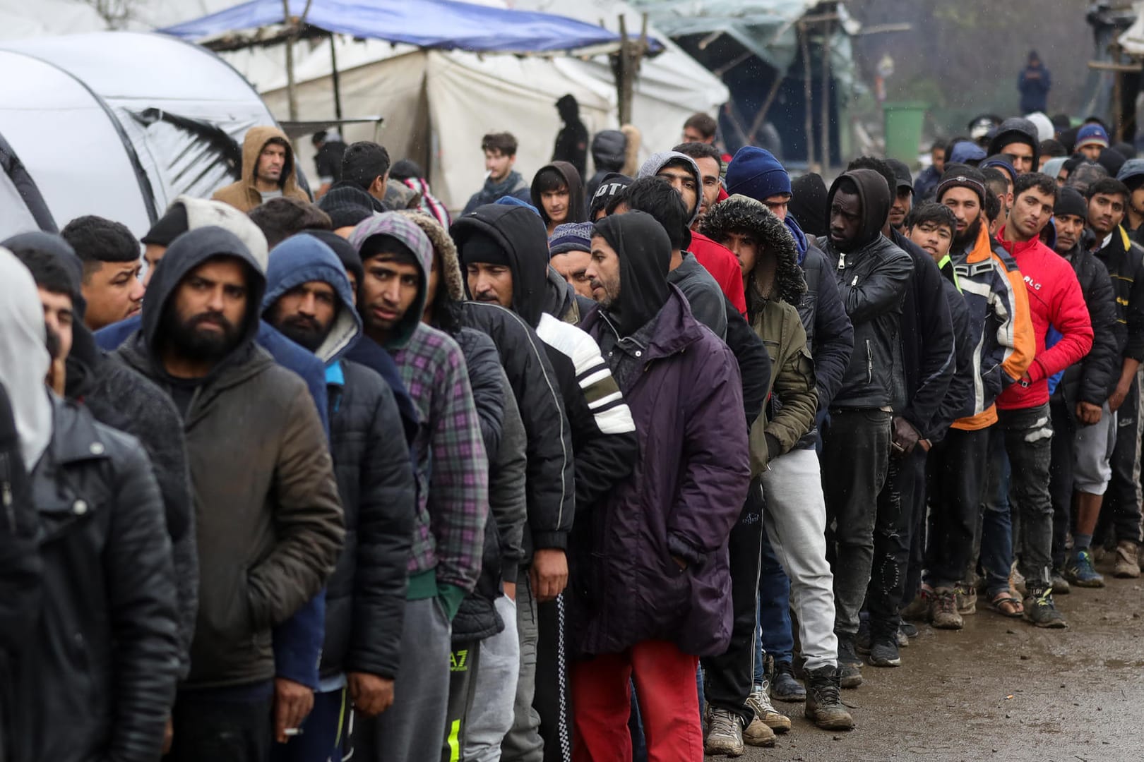 Flüchtlinge in Bosnien: Bei einer Schlägerei starben zwei Menschen. (Archivbild)