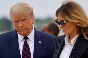 Donald und Melania Trump: Der US-Präsident und die First Lady haben sich mit dem Coronavirus infiziert.