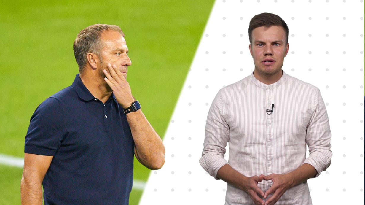 Hansi Flick (l.): Dem Bayern-Trainer stehen zu wenig Spieler zur Verfügung. Hansi Flick (l.): Dem Bayern-Trainer stehen zu wenig Spieler zur Verfügung.