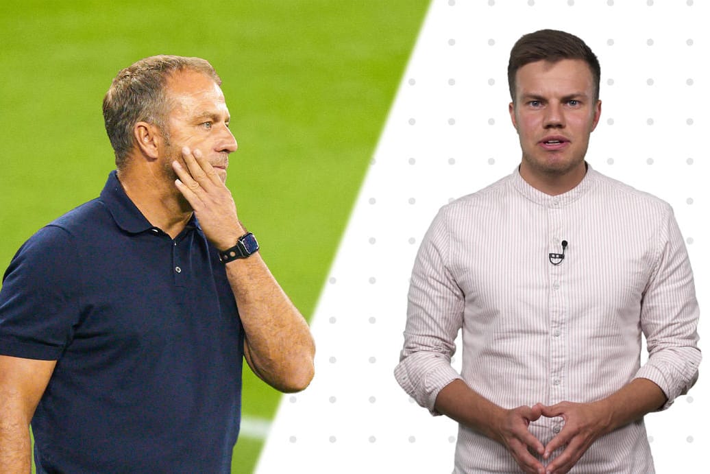 Hansi Flick (l.): Dem Bayern-Trainer stehen zu wenig Spieler zur Verfügung.