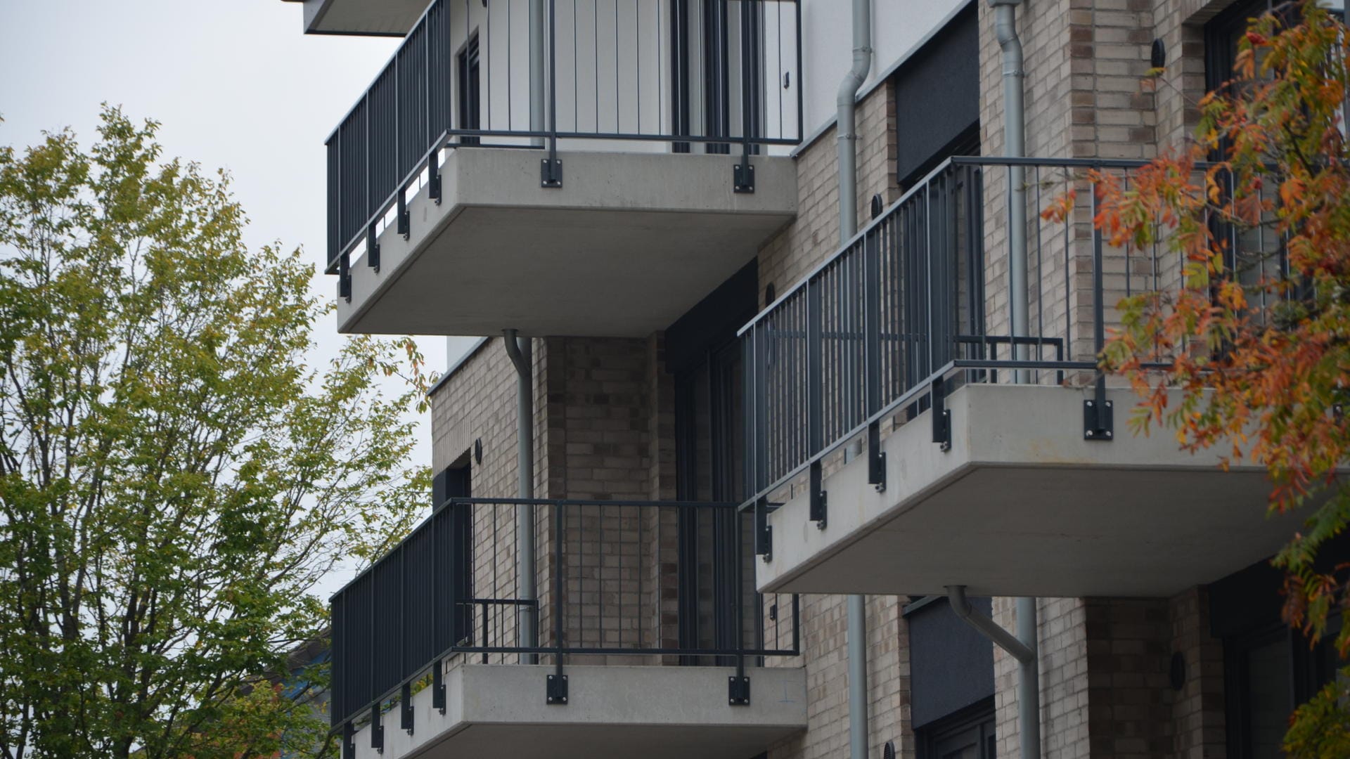 Blick auf ein Wohnhaus: Wohnraum ist in Kiel begehrt.