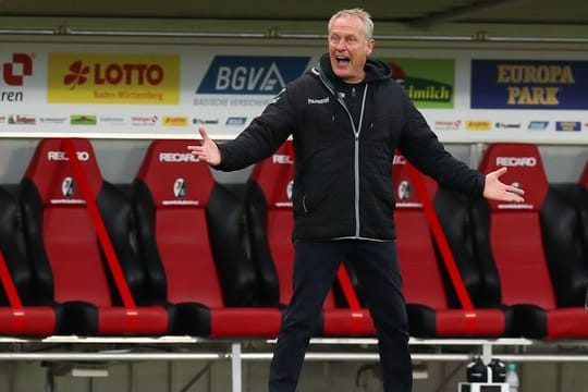 Trainer Christian Streich war mit dem SC Freiburg wieder kein Sieg über Borussia Dortmund vergönnt.