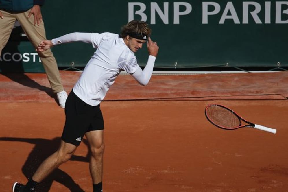 Alexander Zverev ist bei den French Open gegen den Italiener Jannik Sinner ausgeschieden.