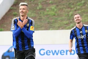 Maurice Deville: Der Neuzugang hat für den 1. FC Saarbrücken gegen den Halleschen FC getroffen.