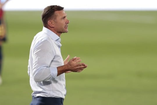 Andrej Schewtschenko ist der Trainer der ukrainischen Nationalmannschaft.