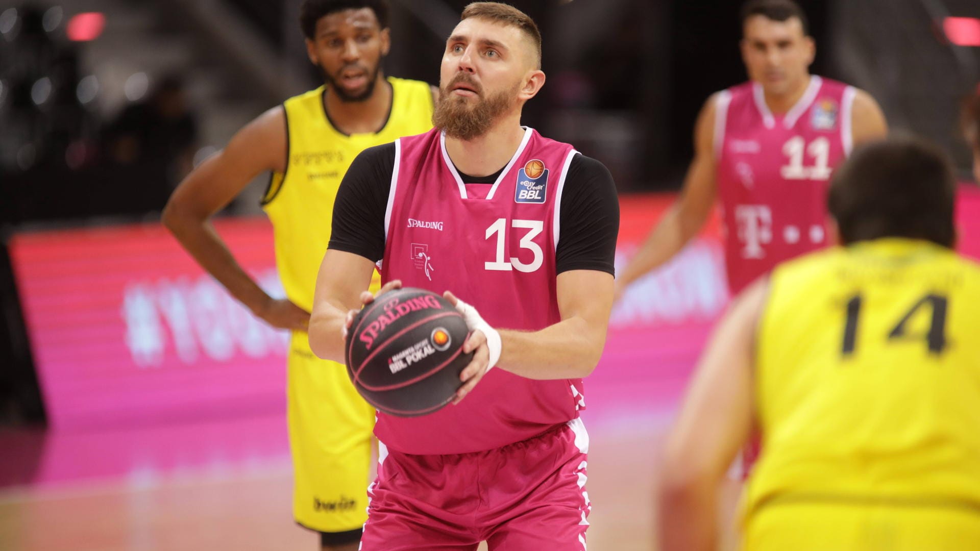 Deividas Gailius von den Telekom Baskets Bonn: Er traf drei von drei Dreipunktewürfen.