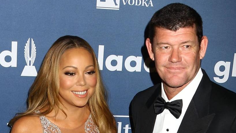 Mariah Carey und James Packer 2016.