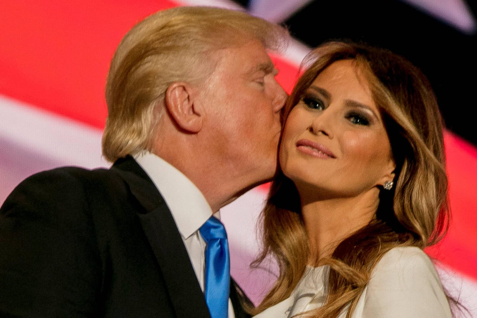 Donald Trump (l.) und seine Frau Melania: Es wurden geheime Aufnahmen der First Lady veröffentlicht.