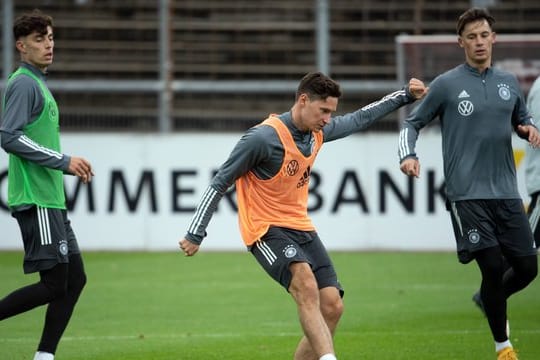 Julian Draxler beim Training des DFB-Teams in Köln.