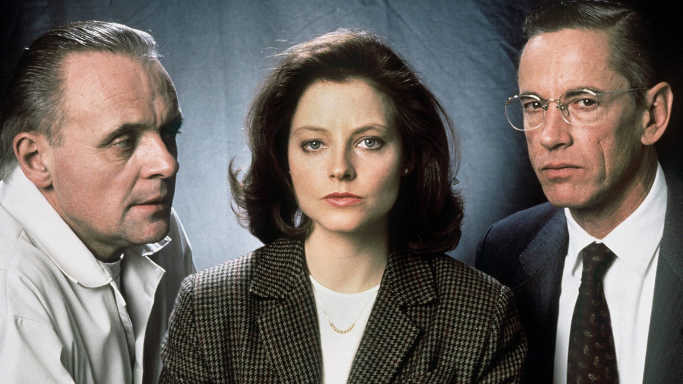 Anthony Hopkins, Jodie Foster & Scott Glenn (v. l.): Sie waren die Hauptdarsteller des Thrillers.