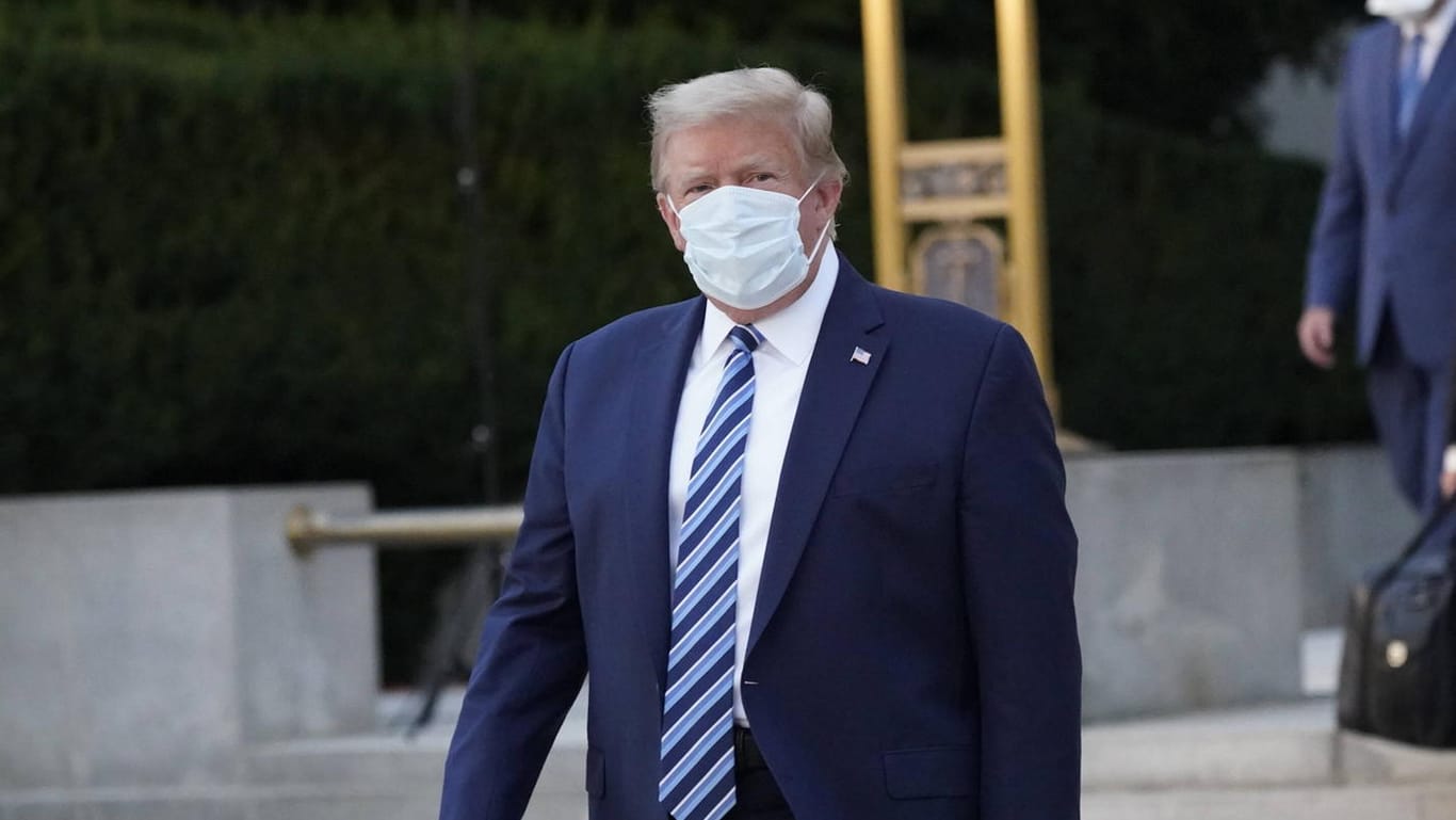 Donald Trump: Der US-Präsident, der selbst am Coronavirus erkrankt ist, lehnt auch das Corona-Hilfspaket ab.