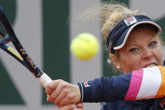 Will das Halbfinale der French Open erreichen: Laura Siegemund in Aktion.