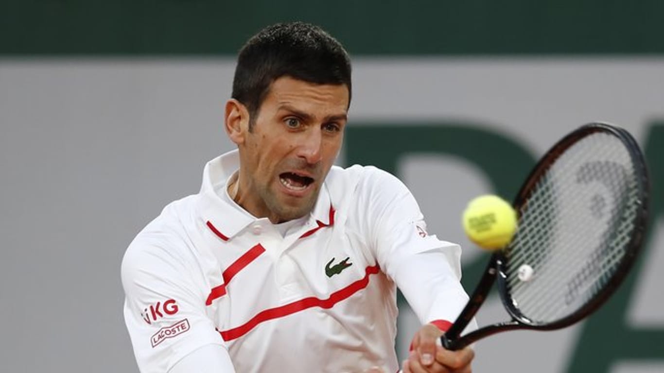 Novak Djokovic musste im Viertelfinale ordentlich kämpfen.