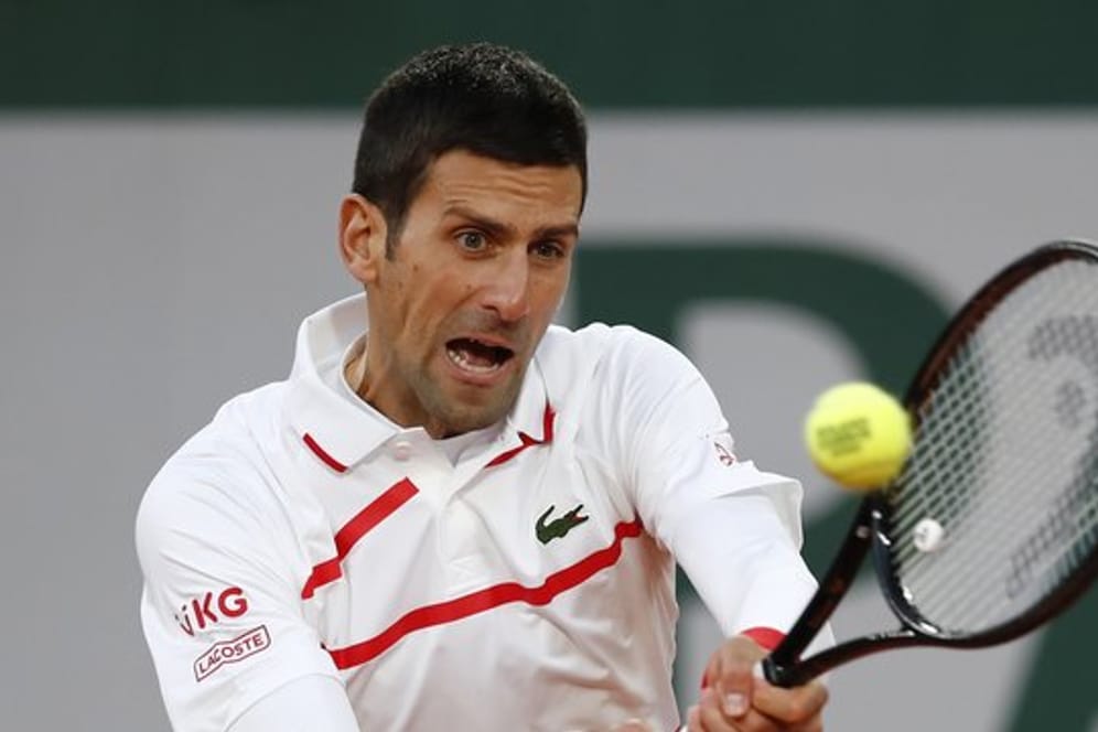 Novak Djokovic musste im Viertelfinale ordentlich kämpfen.
