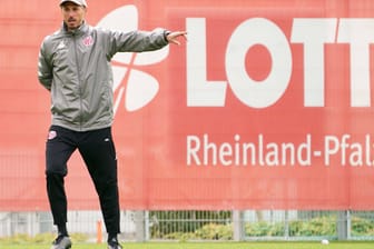 Jan-Moritz Lichte beim Training von Mainz 05: Noch wartet Lichte auf den Erfolg bei seinem neuen Klub.