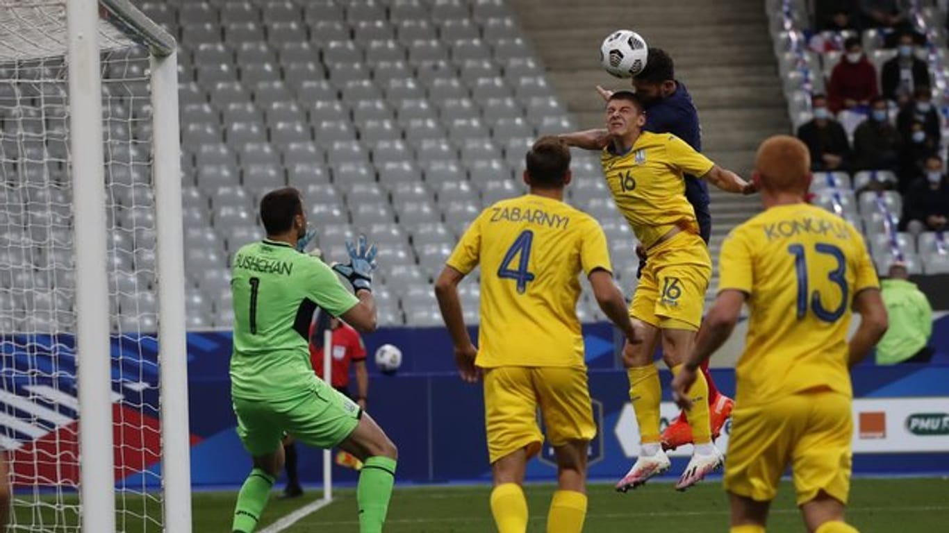 Die Nationalmannschaft der Ukraine hatte in Paris mit 1:7 gegen Frankreich verloren.