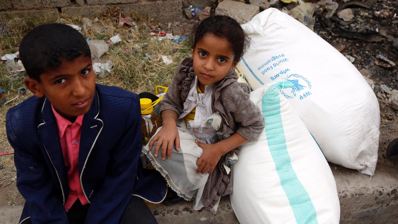Kinder im Jemen: Den Preis bekommt das Ernährungsprogramm der Vereinten Nationen.