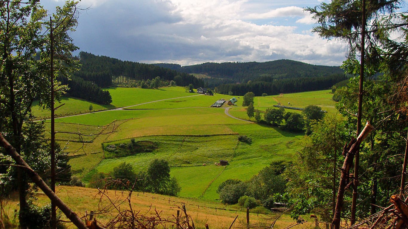 Via Adrina: Der Rundweg befindet sich in der Nähe von Bad Berleburg in Nordrhein-Westfalen.