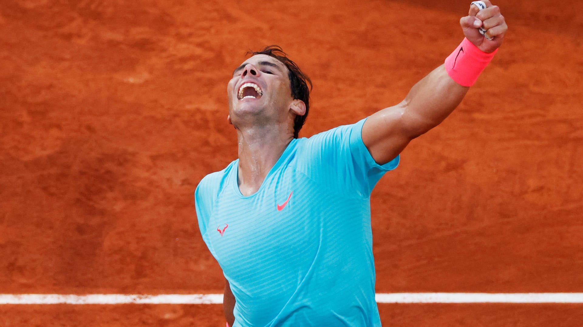 Die Instanz von Roland Garros: Rafael Nadal bejubelt seinen Finaleinzug.