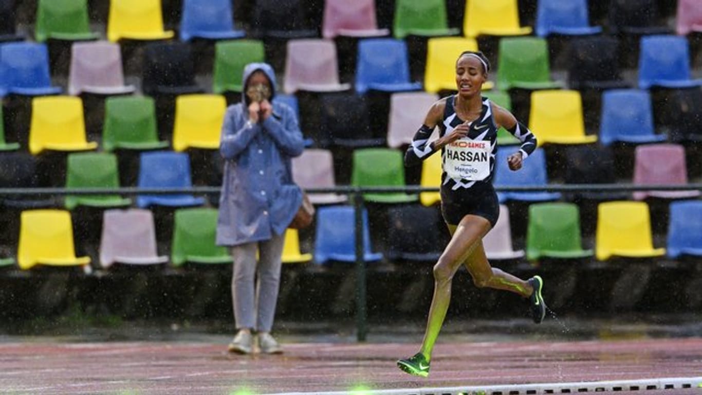 Weltmeisterin Hassan hat den über 18 Jahre alten 10 000-Meter-Europarekord der britischen Lauf-Legende Radcliffe gebrochen.