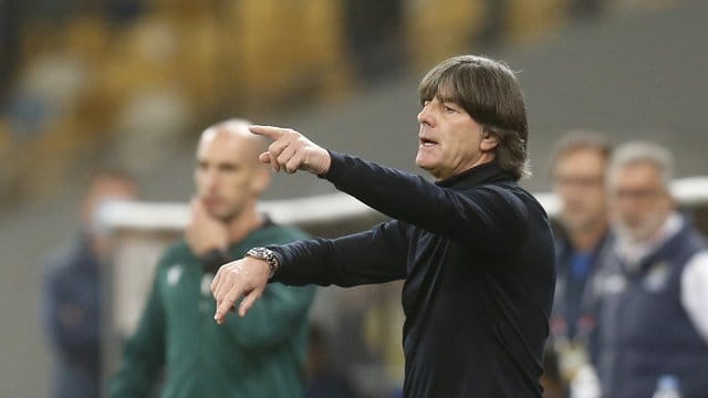 Joachim Löw war nach dem Sieg in Kiew etwas erleichtert.
