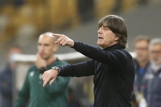Joachim Löw war nach dem Sieg in Kiew etwas erleichtert.