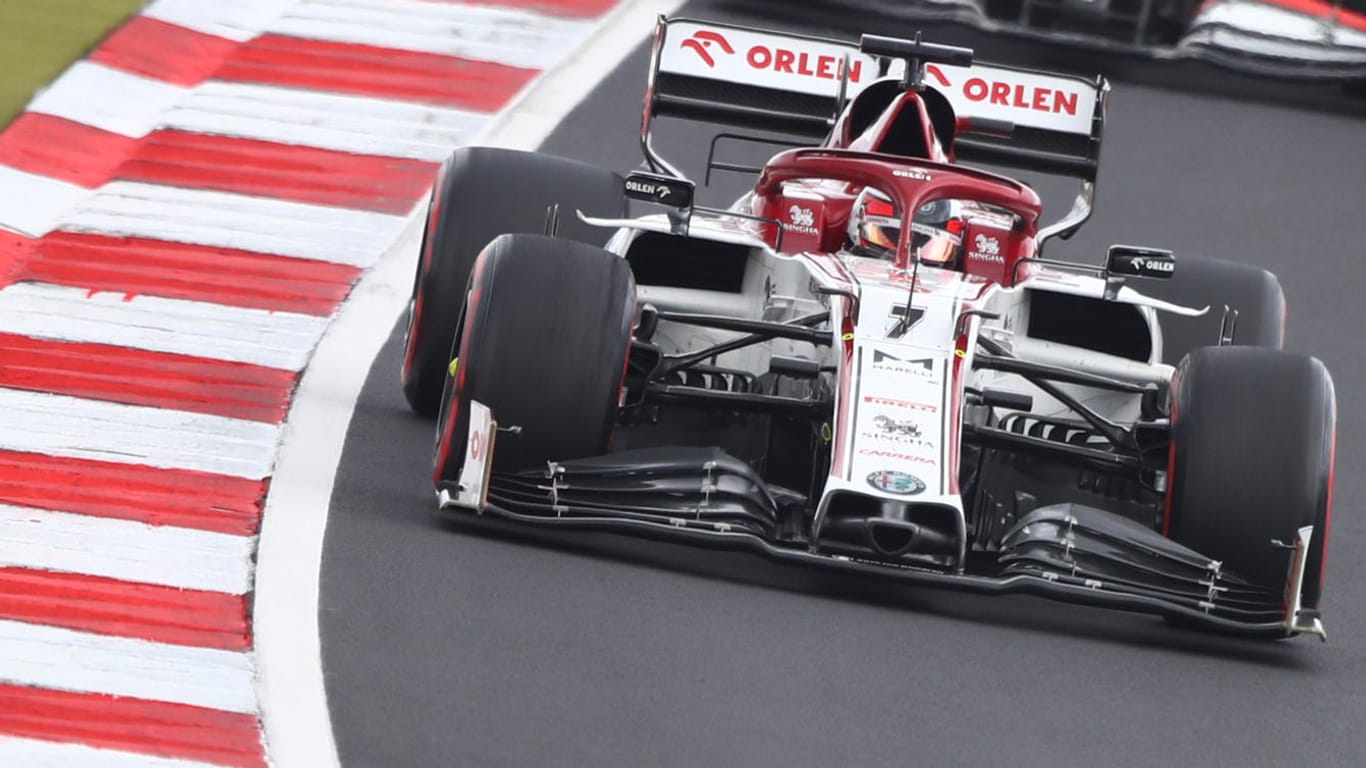 Dauerbrenner: Kimi Räikkönen auf dem Nürburgring.