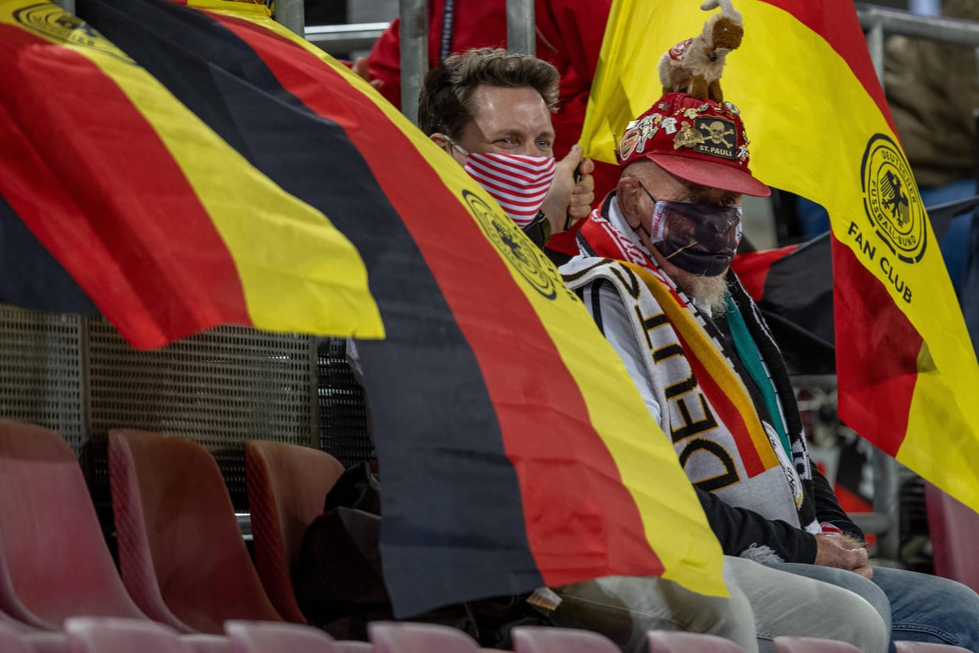 Fans der deutschen Nationalmannschaft.