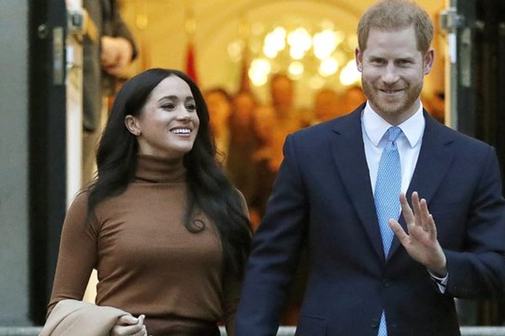 Der britische Prinzen Harry und seine Frau, Herzogin Meghan Angang Januar in London.