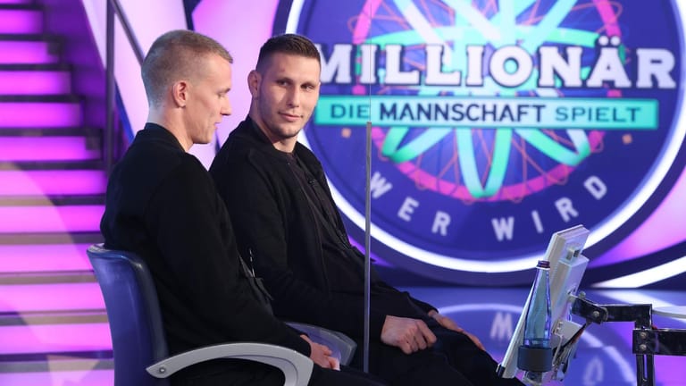 "Wer wird Millionär": Lukas Klostermann und Niklas Süle spielen in der Show um den guten Zweck.