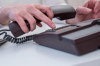 Bürotelefon: Am Arbeitsplatz wird der Festnetzanschluss dem Smartphone vorgezogen.