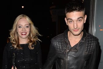 Pop-Sänger Tom Parker mit seiner Partnerin Kelsey Hardwick.