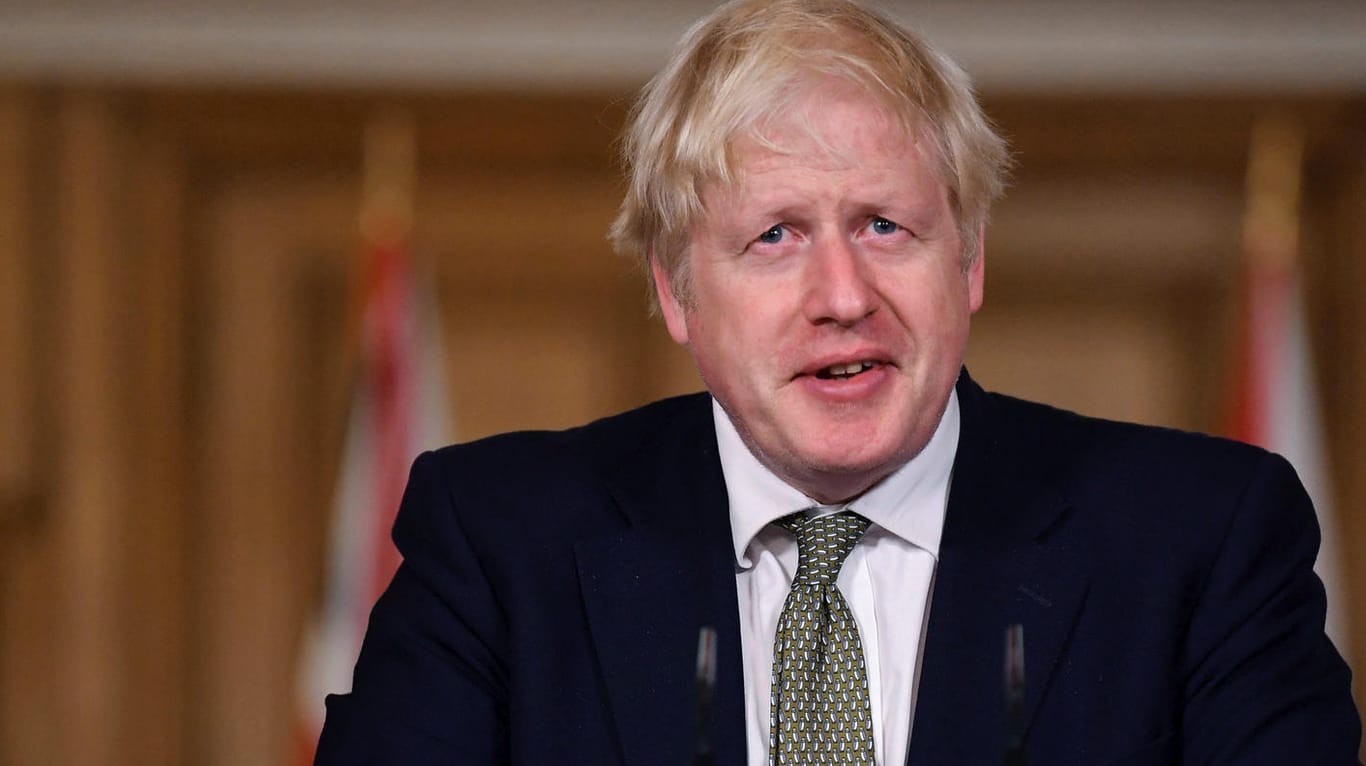 Boris Johnson: Er verkündete neue Maßnahmen im Kampf gegen das Virus.