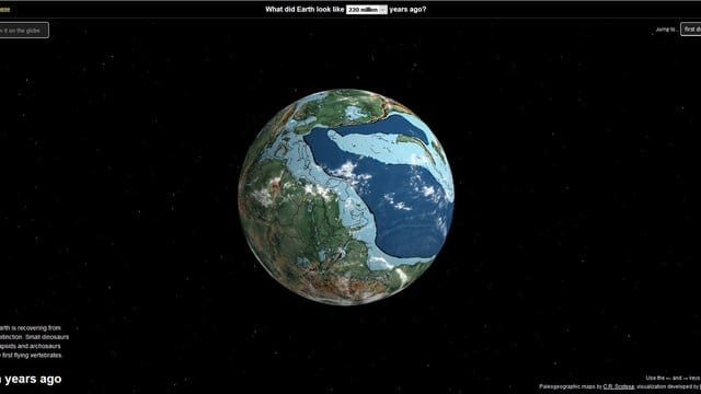 Am Übergang vom Perm zur Trias, also vor 220 Millionen Jahren, tauchten die ersten kleinen Dinosaurier auf der Erde auf. Am Übergang vom Perm zur Trias, also vor 220 Millionen Jahren, tauchten die ersten kleinen Dinosaurier auf der Erde auf.