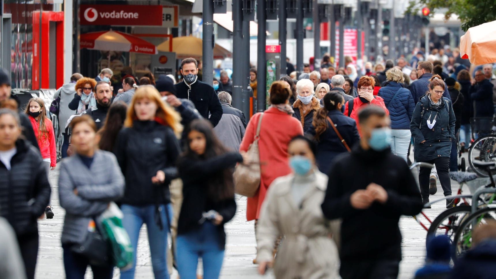 Die Wilmersdorfer Straße in Berlin: Die Hauptstadt ist derzeit ein Corona-Hotspot.