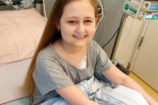 Grace Mertens: Die 16-Jährige hat einen Gehirntumor.