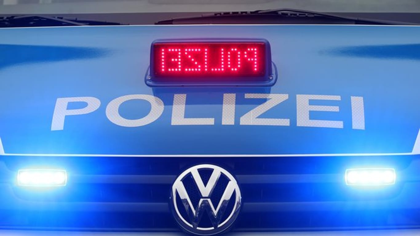 Polizeiwagen mit Blaulicht