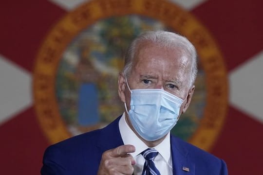 Der demokratische Präsidentschaftskandidat Joe Biden geht US-Präsident Trump hart an.