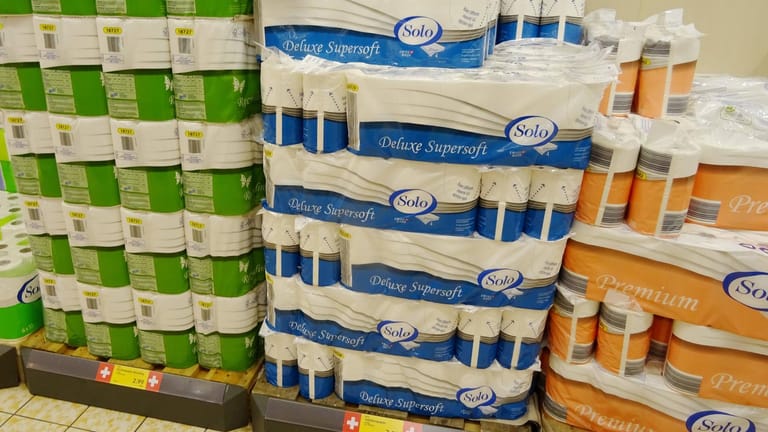 Toilettenpapier: Die Nachfrage nach Klopapier steigt wieder.