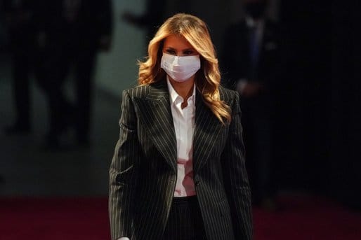 First Lady Melania Trump: Sie schlägt nach ihrer Genesung andere Töne an als ihr Mann.