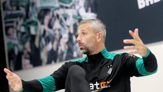 Ergreift Partei für Bundestrainer Joachim Löw: Gladbach-Coach Marco Rose. Ergreift Partei für Bundestrainer Joachim Löw: Gladbach-Coach Marco Rose.