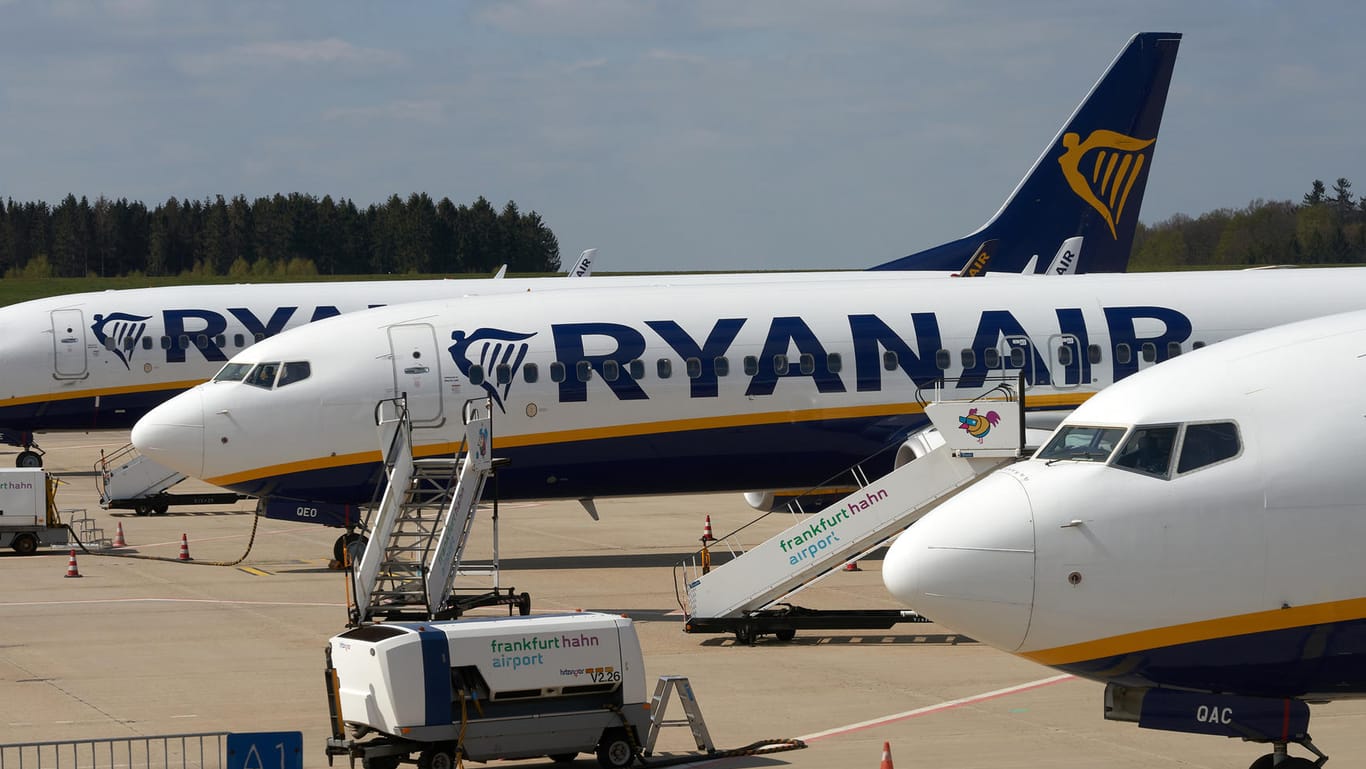 Ryanair-Flugzeuge: Die Billigfluglinie verringert ihre Kapazitäten.