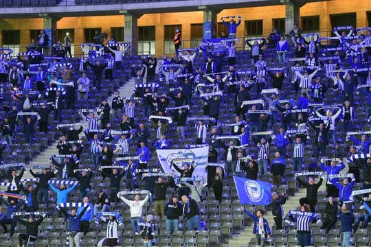 Hertha geht noch von Fans im Olympiastadion aus.
