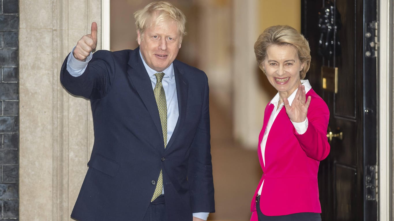 Längst keine besten Freunde mehr: EU-Kommissionspräsidentin Ursula von der Leyen und der britische Premier Boris Johnson.