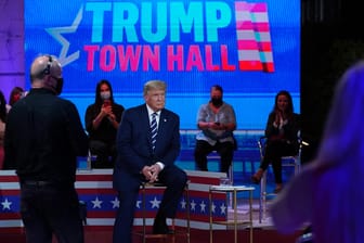 Fragestunde in den USA: Donald Trump ist in Miami mit Wählern aufgetreten.