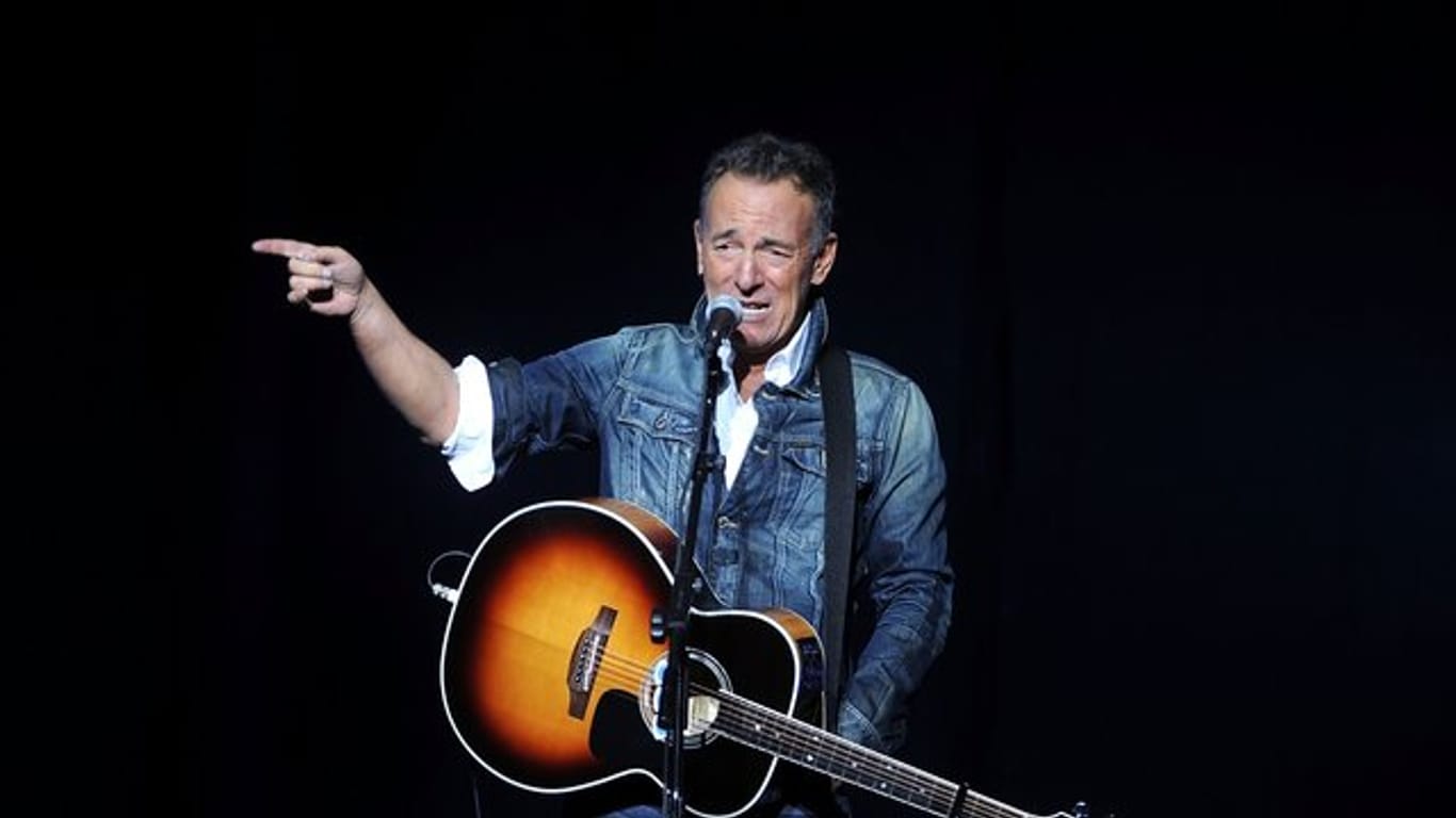 Bruce Springsteen, Rocksänger aus den USA, tritt 2018 beim "Stand Up For Heroes"- Benefizkonzert in New York auf.