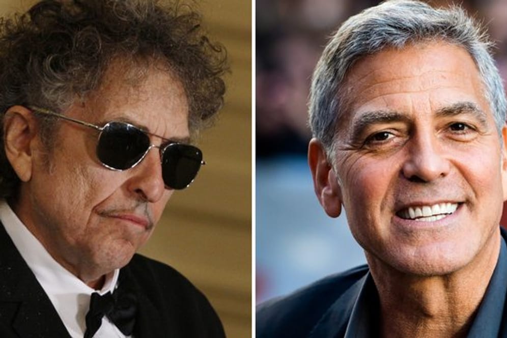 Bob Dylan (l) und George Cloone arbeiten als Produzenten zusammen.